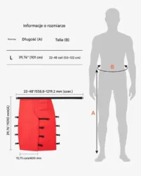 Spodnie ochronne robocze do piły 8-warstwowe regulowany pas kieszeń duże
