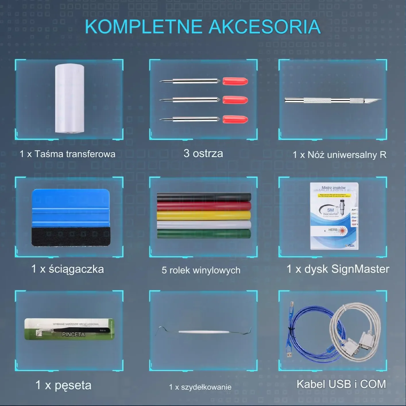 Ploter do cięcia folii 870 mm - obrazek 4