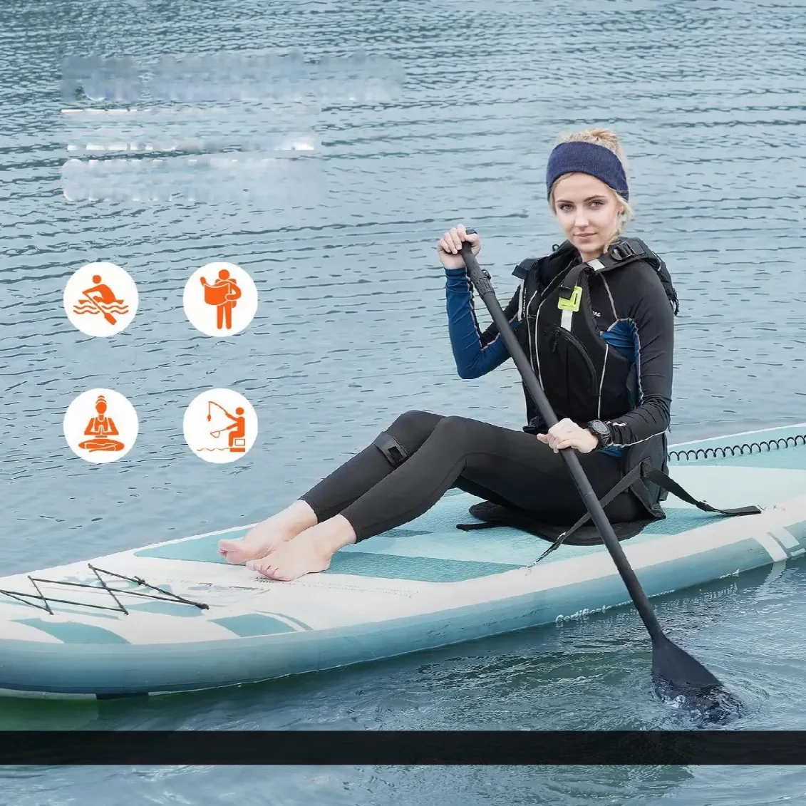 Deska sup do pływania pompowana stand up paddle 304cm - obrazek 3