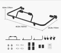 Wózek do przechowywania hardtop regulowany z miękką wyściółką Jeep Wrangler
