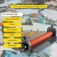 Laminator laminarka rolkowa 750 mm