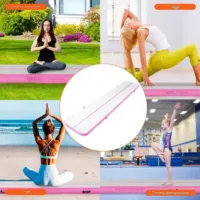 MATA GIMNASTYCZNA DMUCHANA ŚCIEŻKA AKROBATYCZNA MATERAC ĆWICZEŃ 5 M