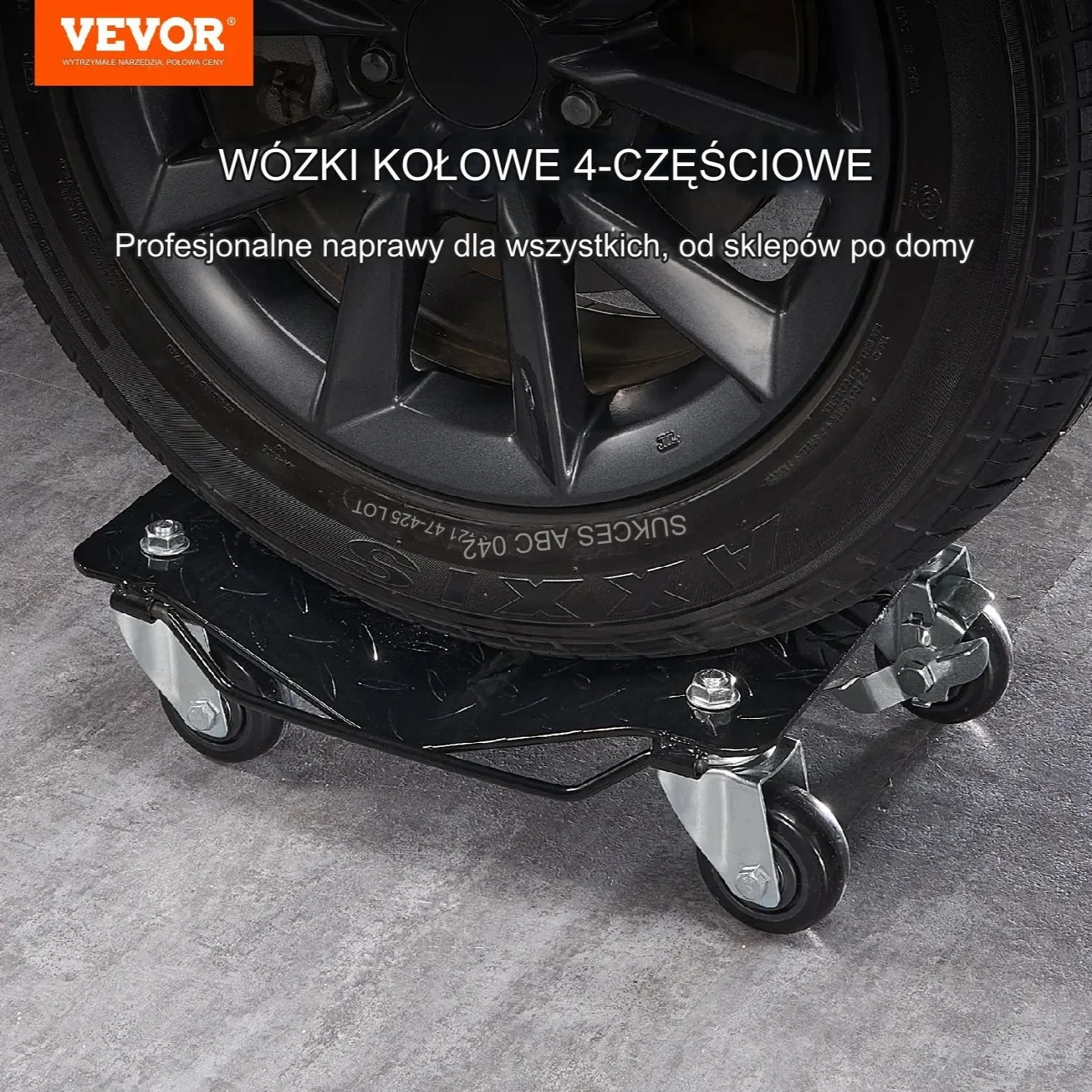 Wózki pod koła 4szt 3000kg – naprawa samochodów warsztat profesjonalne - obrazek 5