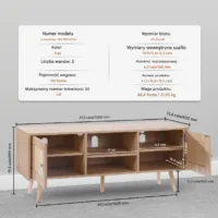 Szafka RTV do Telewizorów 55" Dąb