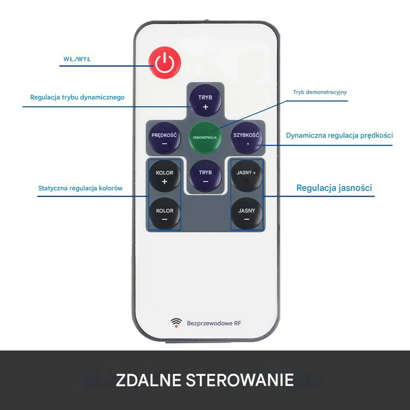 Fontanna kaskadowa 45cm nierdzewna z led basen staw koi oświetlenie zdalnie - obrazek 3