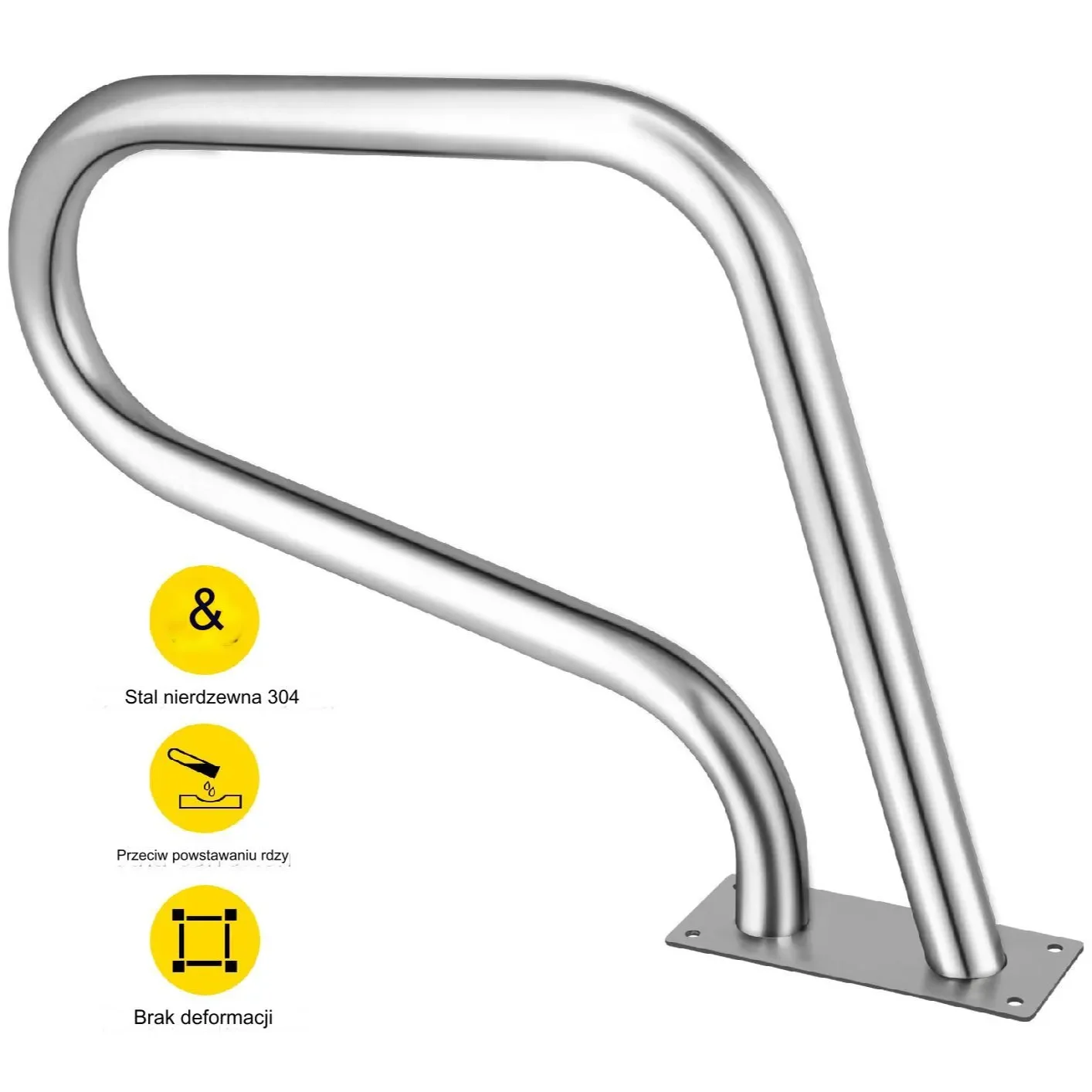 Poręcz basenowa poręcz wejściowa do basenu 81,2 cm - obrazek 2