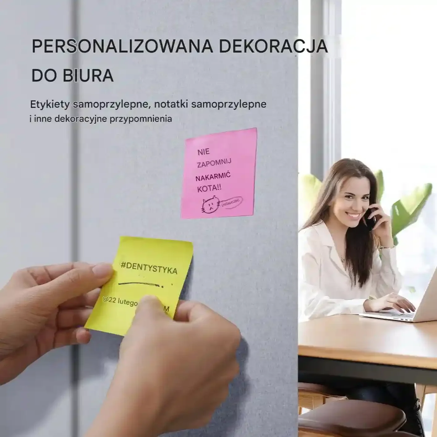 Parawan pokojowy 3-panelowy składany wygłuszający przegroda biurowa szary - obrazek 5