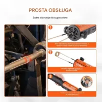 Indukcyjny podgrzewacz do śrub 1100W, 8 końcówek ręczny z walizką