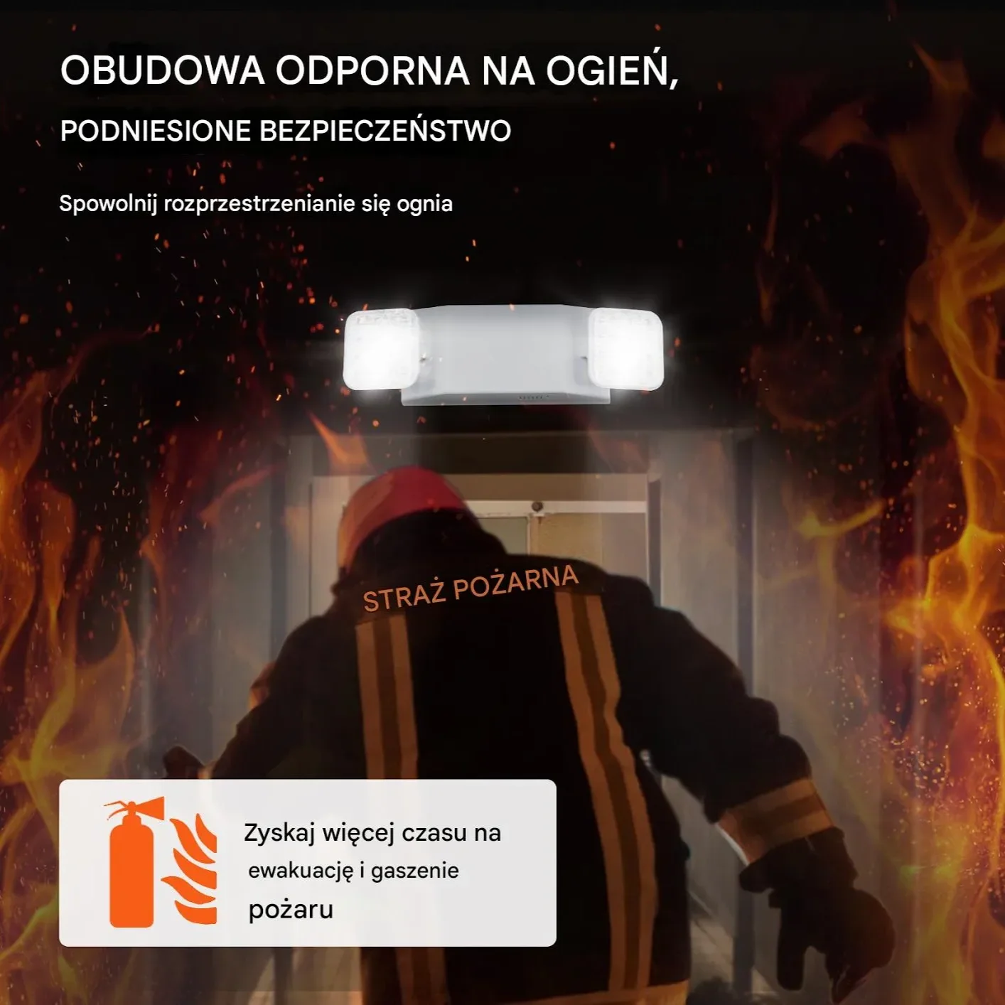 12 Awaryjnych Opraw Oświetleniowych LED z Akumulatorem - obrazek 3