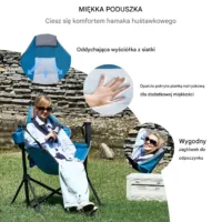 Fotel Turystyczny Niebieski