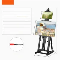 Sztaluga malarska H-frame regulowana bukowa 195 cm