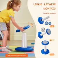 Krzesło aktywne dla dzieci bujak 3-7 lat poprawa koncentracji nauka