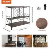 Przemysłowa Szafka Barowa do Salonu