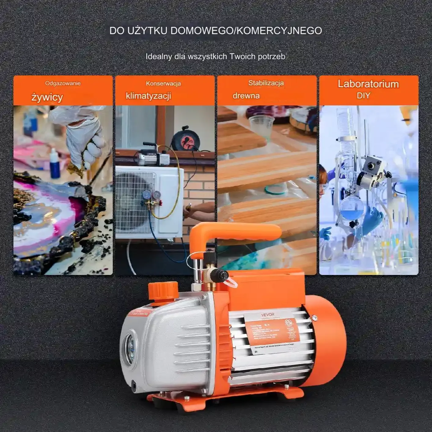 Pompa próżniowa do klimatyzacji 100 l/min - obrazek 5