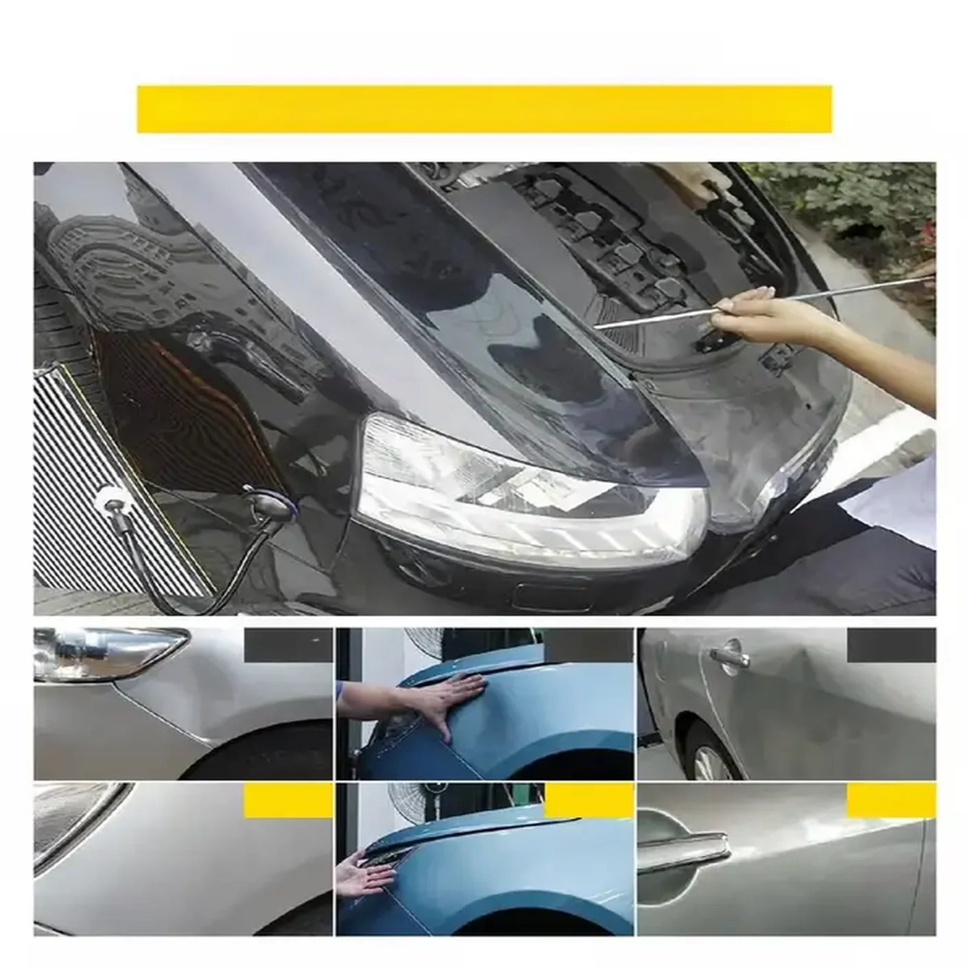 Zestaw narzędzi do usuwania wgnieceń PDR – druty i pręty 21 szt. - obrazek 6