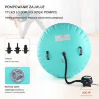 Nadmuchiwany wałek gimnastyczny