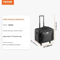 Profesjonalna Walizka Kosmetyczna na Kółkach 3-poziomowa