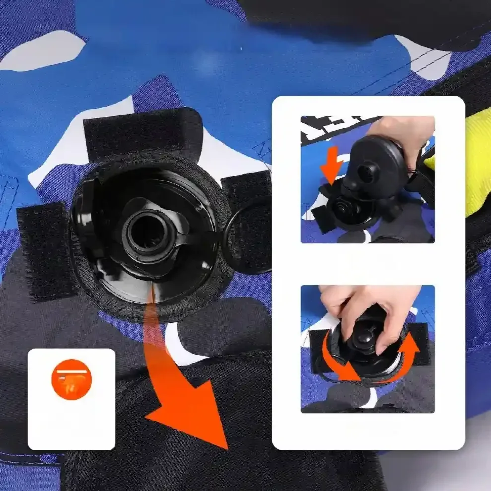 Koło ponton materac do holowania na wodzie 2 osobowy do 154 kg - obrazek 2