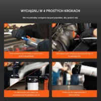 Pompa do wymiany oleju 6,5L manualna z adapterami ATF do skrzyni biegów