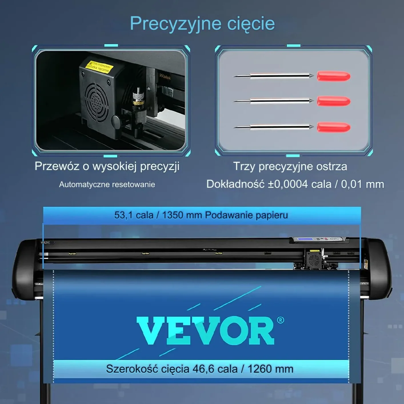 Ploter do cięcia folii 870 mm - obrazek 3