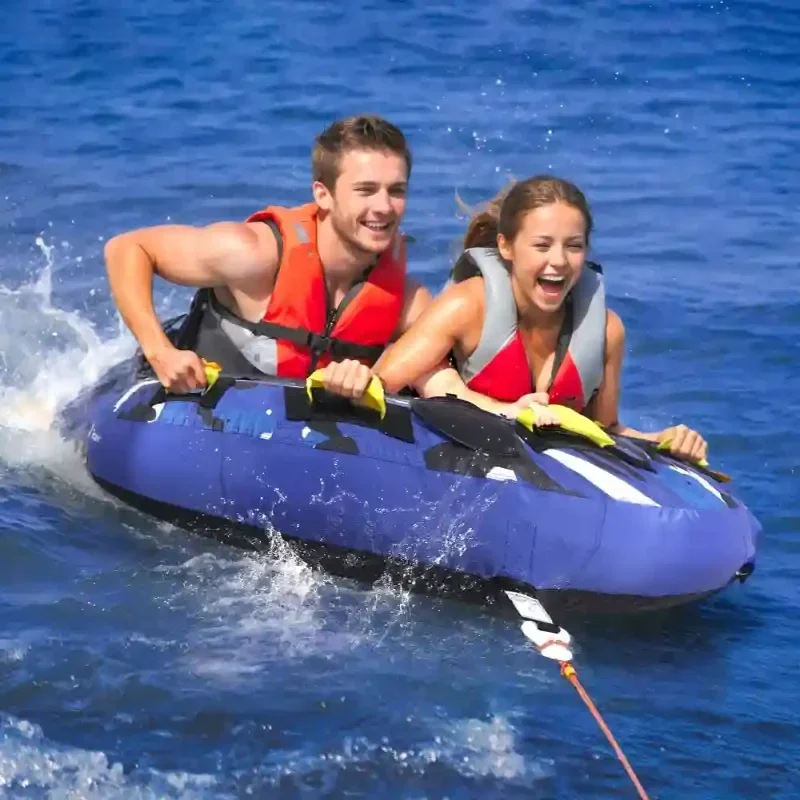 Koło ponton materac do holowania na wodzie 2 osobowy do 154 kg - obrazek 7