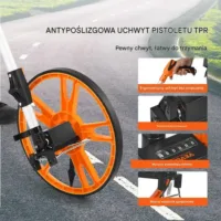 Koło pomiarowe miernicze budowlane kółko drogowe drogomierz licznik  0-3 km