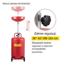 Zbiornik do Spuszczania Zużytego Oleju z Regulacją Ciśnienia