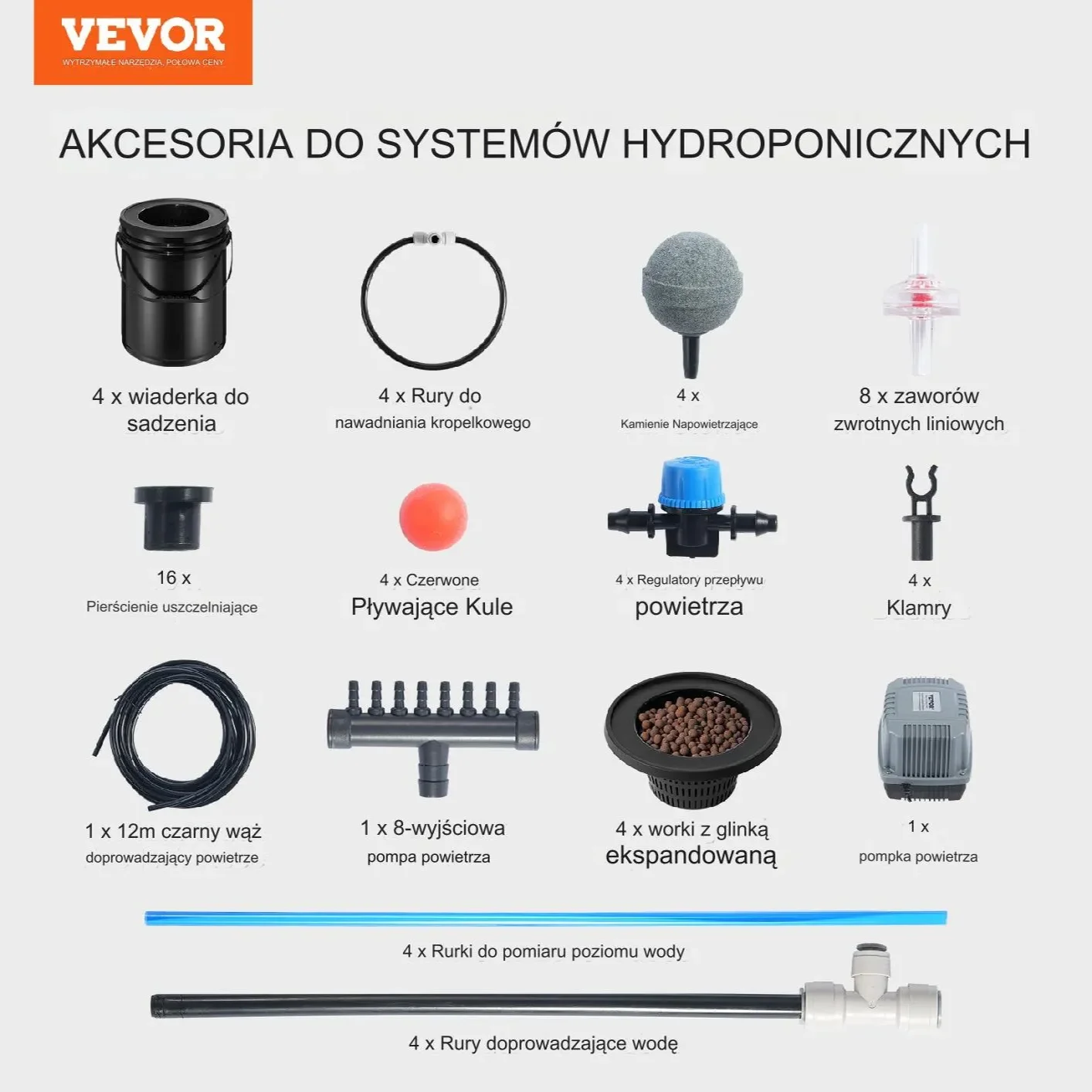 System do Uprawy Hydroponicznej Cztery Doniczki - obrazek 6
