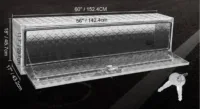 Skrzynia narzędziowa podwoziowa aluminiowa 152×46×43cm wodoodporna zamek