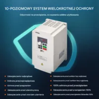 Przetwornica częstotliwości 5HP 4KW 220V 1/3-fazowa regulacja 0-220V