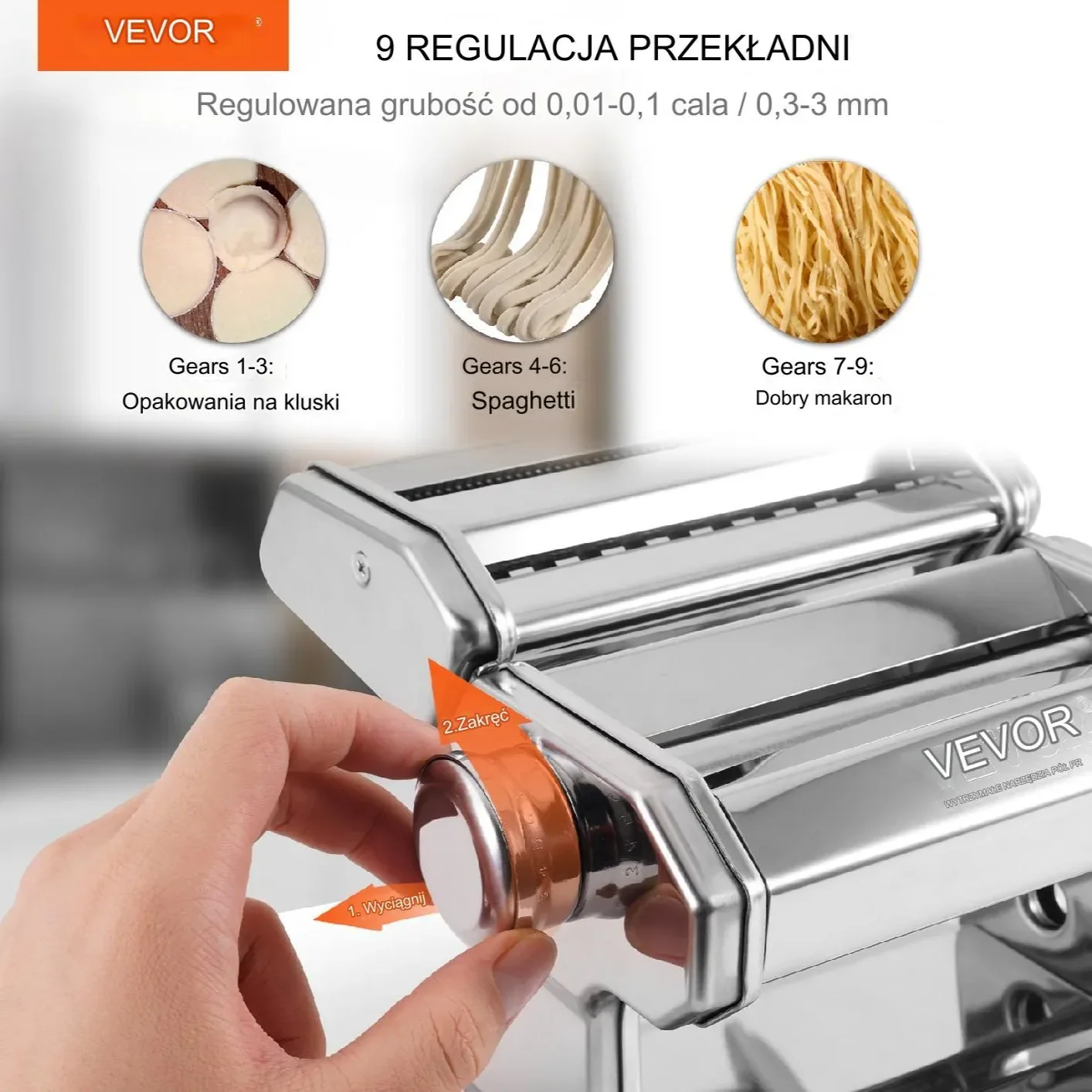 Maszynka do makaronu ciasta pierogów ravioli lasange - obrazek 6