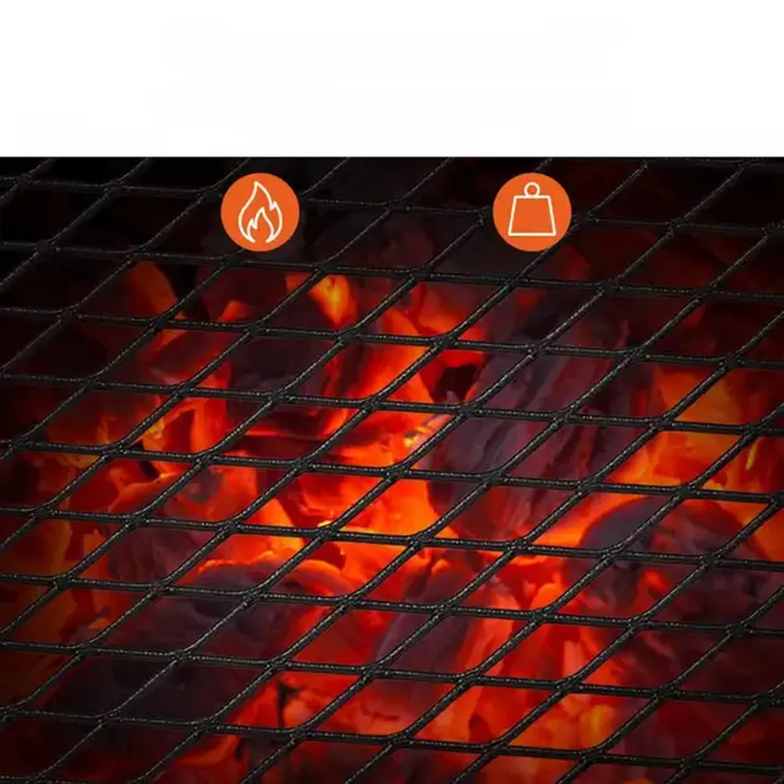 Palenisko grill ruszt ogniskowy turystyczny składany przenośny+torba 45 cm - obrazek 4