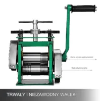 Walcarka Jubilerska Ręczna 46mm do Złota i Srebra 46mm