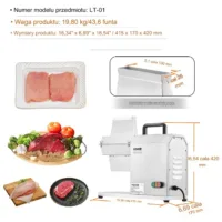 Komercyjny Rozdrabniacz do Mięsa 450 W