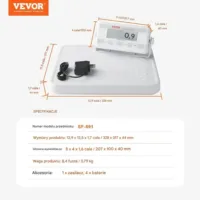 Waga medyczna cyfrowa 200kg antypoślizgowa hold/tare do gabinetu