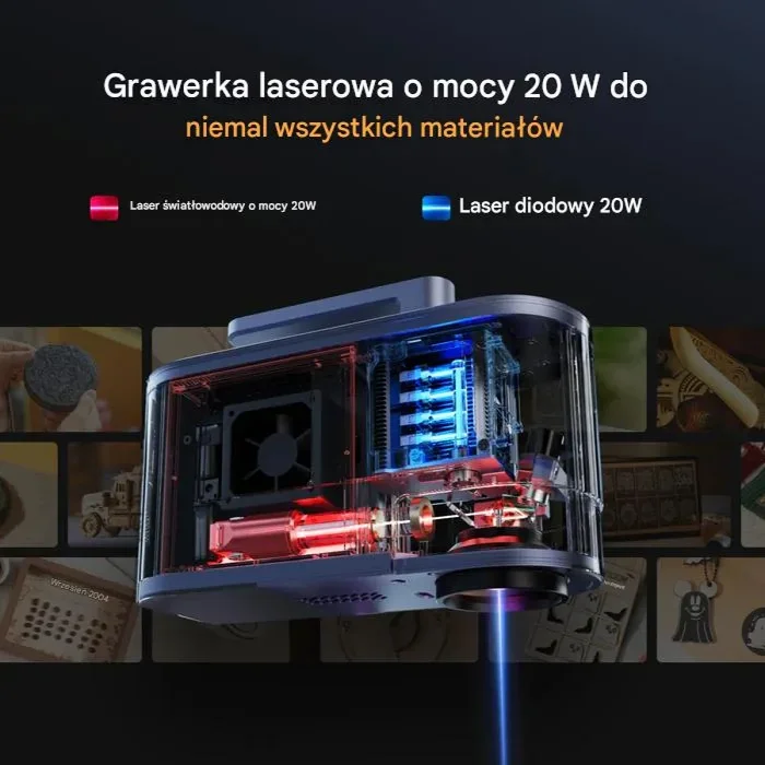 Grawer LaserPecker LP5 Safeguard przedłużka obrotowa oczyszczacz powietrza - obrazek 4
