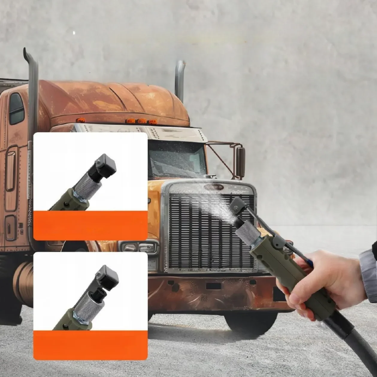 Piaskarka syfonowa mobilna na kółkach 40 L - obrazek 2