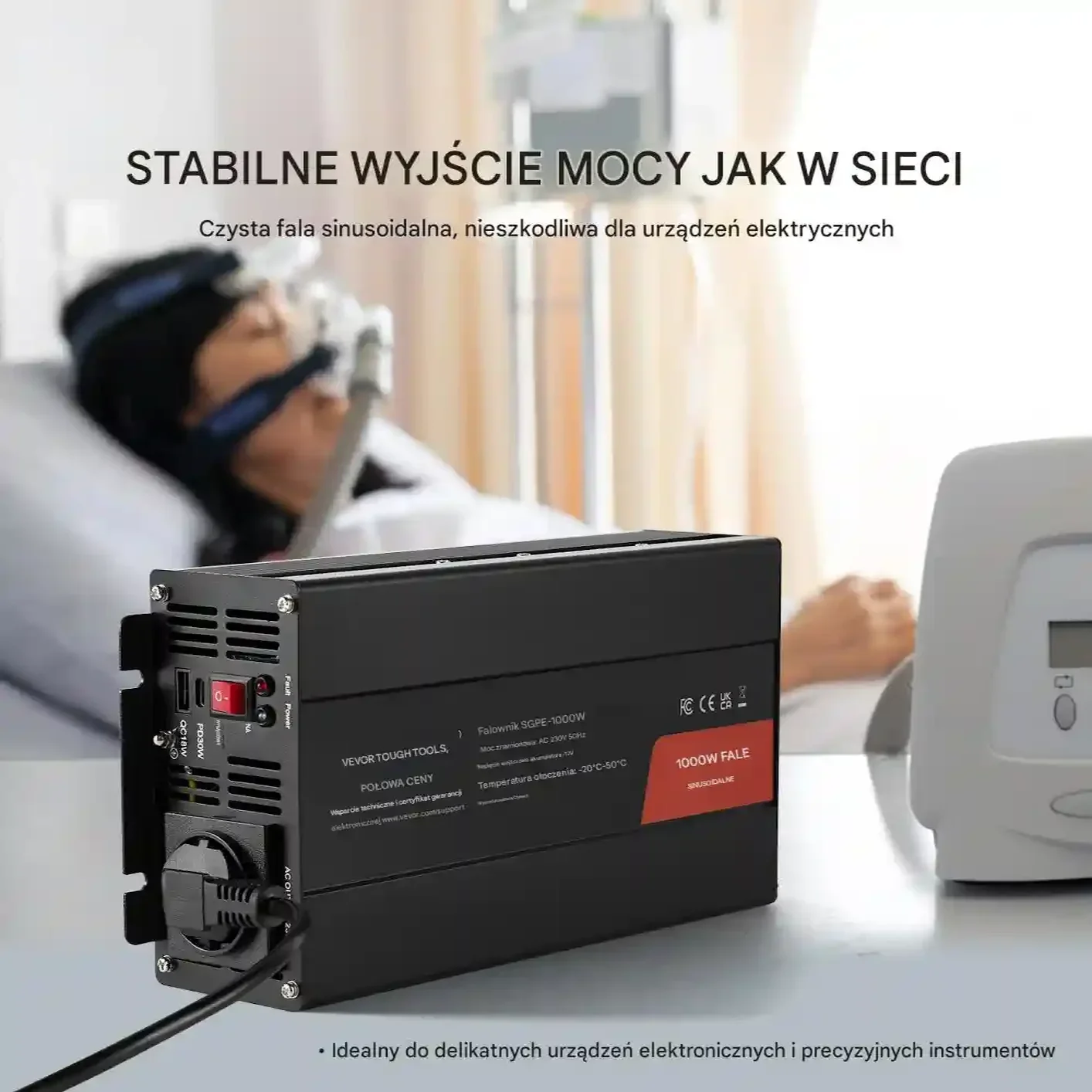 Przetwornica napięcia falownik 1000 W - obrazek 2