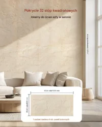 Panele ścienne 3D 120x60x3 cm imitacja kamienia 4 sztuki