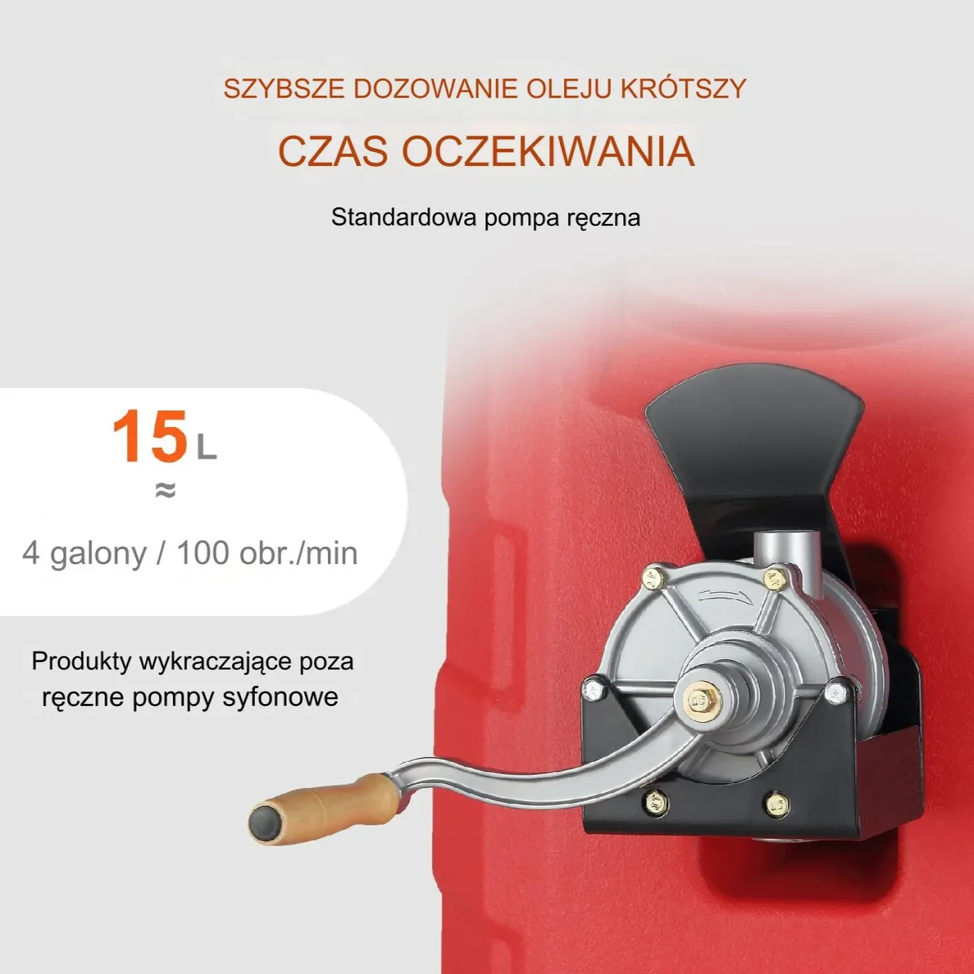 60-Litrowy Zbiornik na Paliwo z Ręczną Korbą - obrazek 5