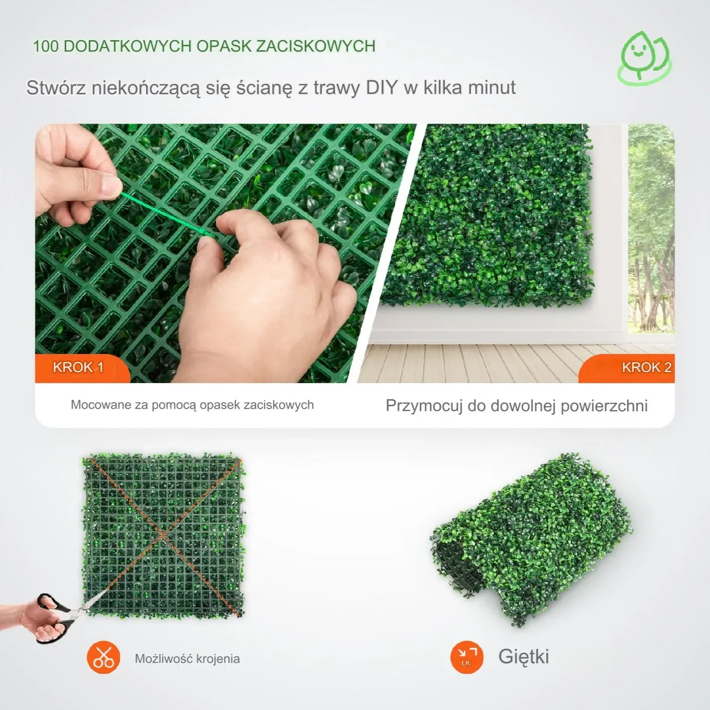 Sztuczna Trawa 12 Paneli - obrazek 3