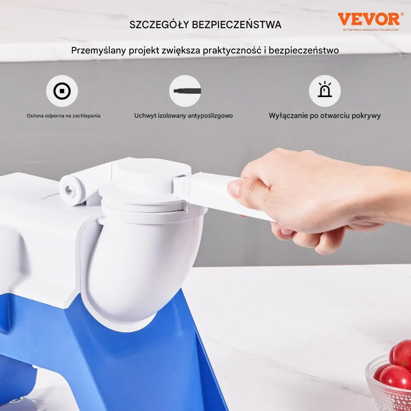 Lodówka elektryczna kruszarka do lodu 180W 80kg/h – do koktajli - obrazek 5