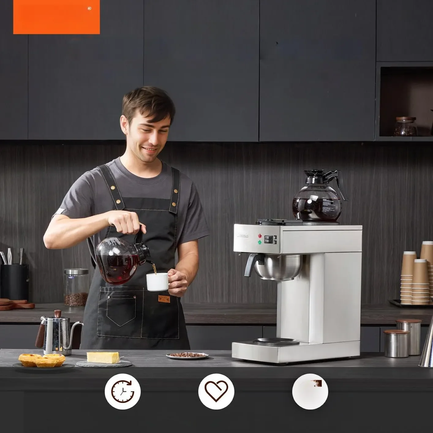 Ekspres Przelewowy do Gastronomii – 2 Podgrzewacze - obrazek 5