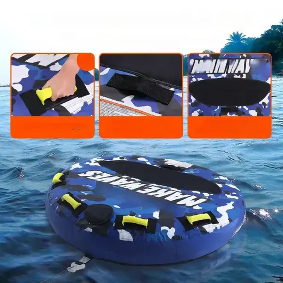 Koło ponton materac do holowania na wodzie 2 osobowy do 154 kg - obrazek 3