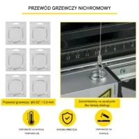 Gilotyna maszyna urządzenie przecinarka do cięcia styropianu 122 cm