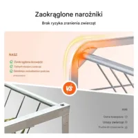 Karmnik Karmidło dla Owiec Żłób 2w1 302 L Hodowlany Duży na Siano i Ziarno