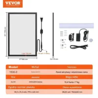 Podświetlana ramka plakatowa LED kaseton reklamowy 96.2 x 63.2 cm