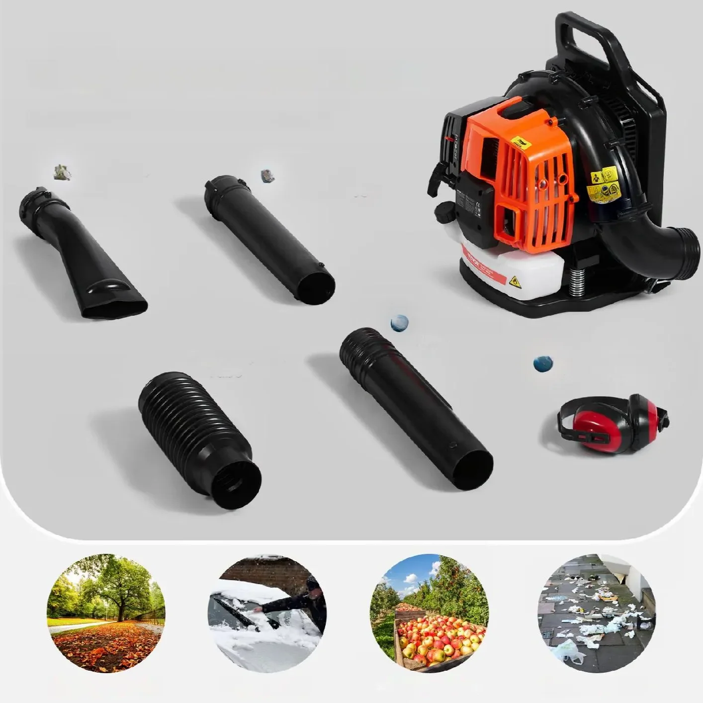 Odkurzacz i dmuchawa spalinowa do liści, śniegu i trawy - obrazek 2