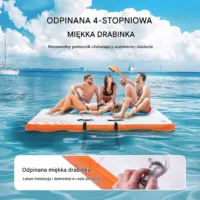Platforma Pływająca Wodna Dmuchany Materac 1,82 x 1,52 m