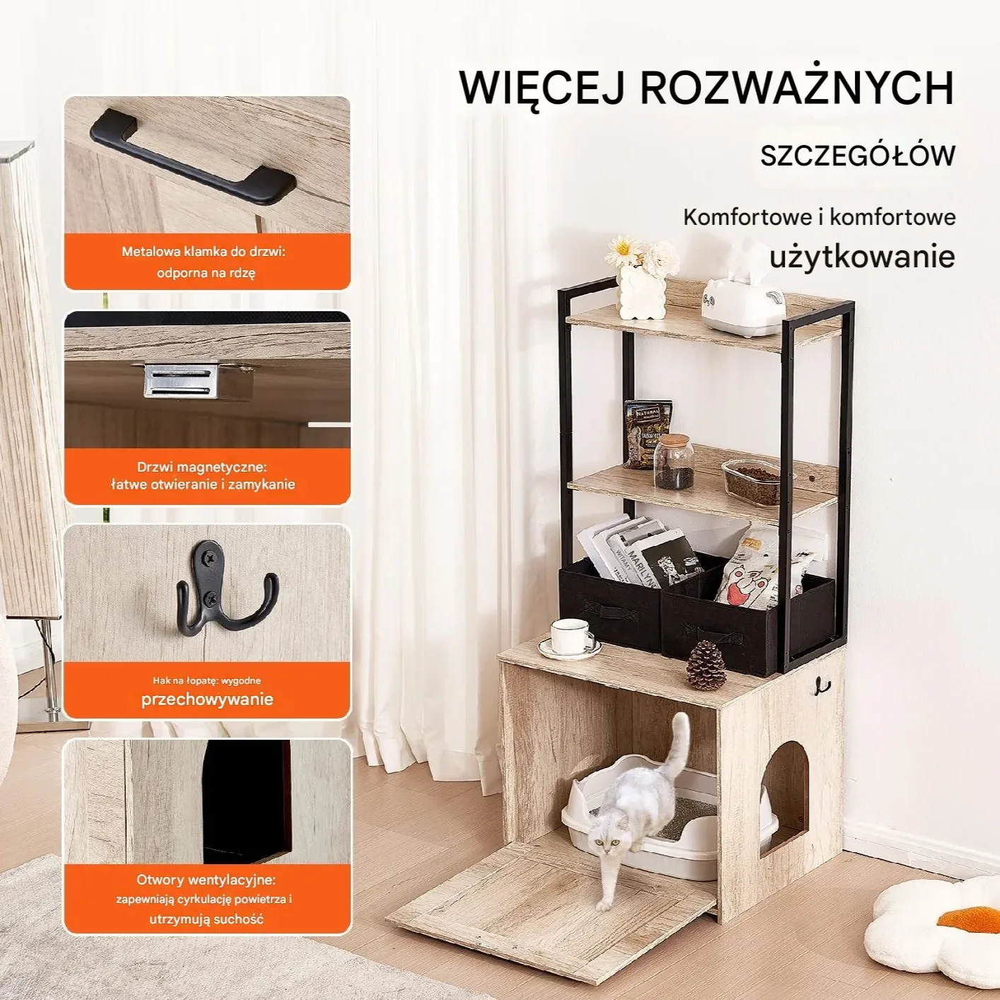 Obudowa na Kuwetę z Dwoma Półkami - obrazek 5